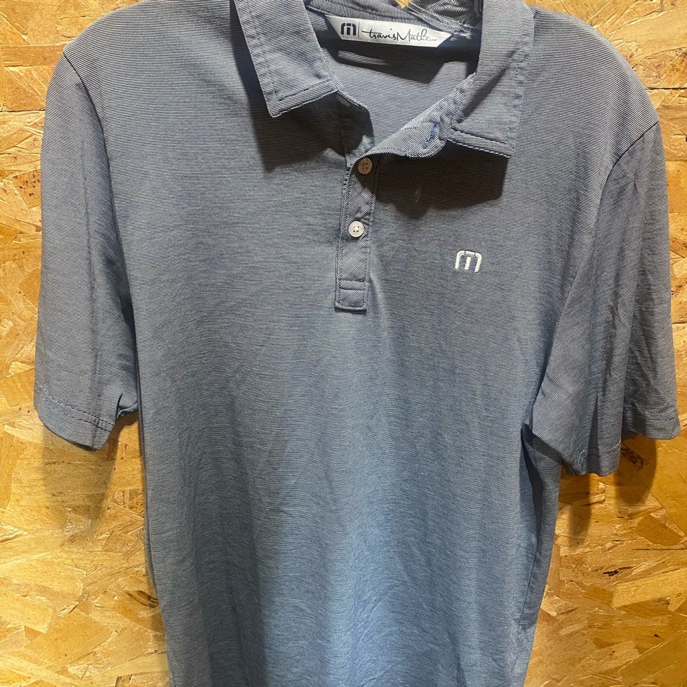 Travis Mathew Gray Polo Shirt